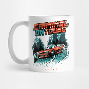 Nissan Silvia s13 Criminal on Touge Drift Mug